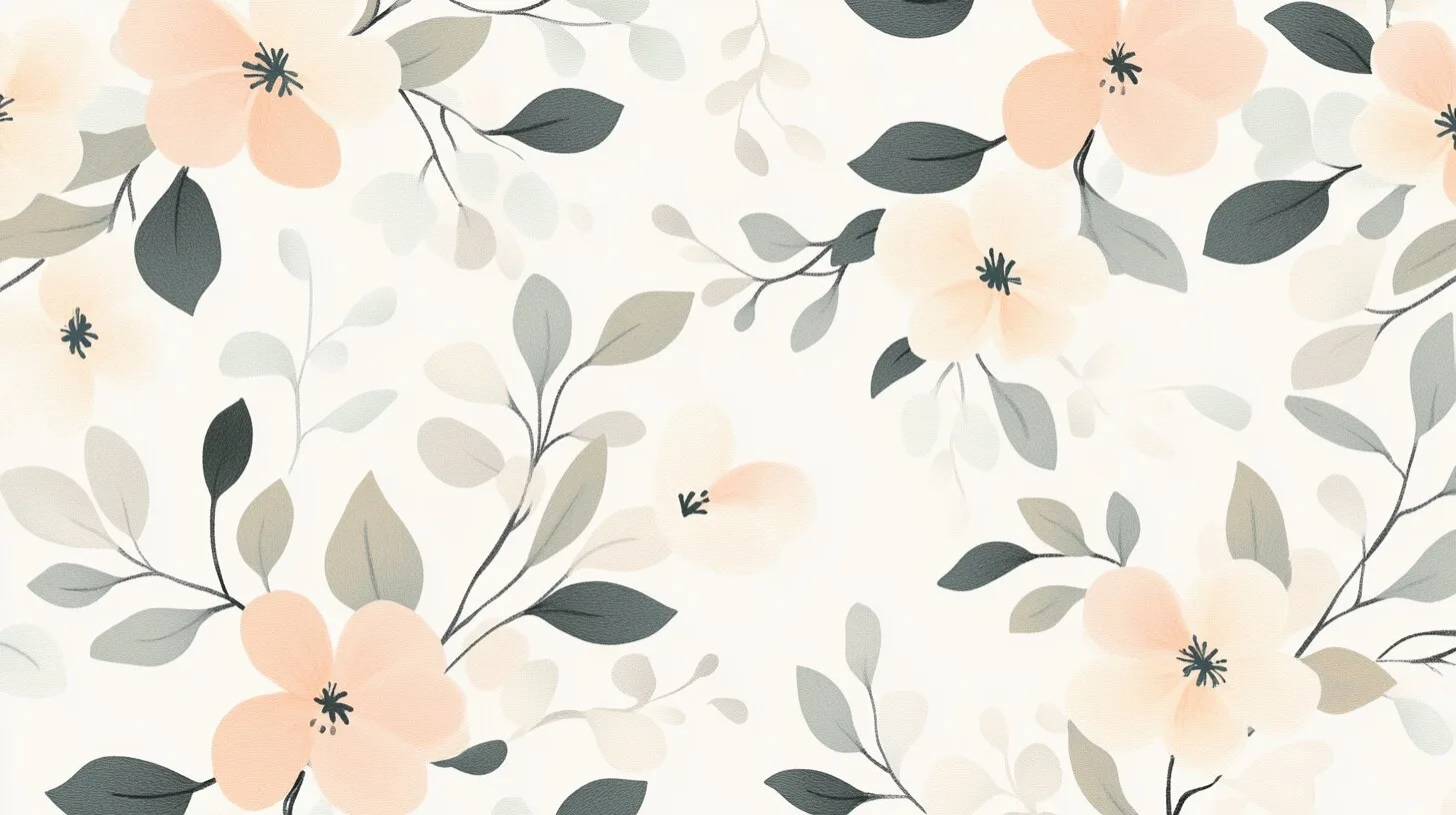 Main product image for Floral Dreamscape Pattern Wall Mural