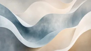 Alternative view of Fluid Abstract Art Design Wall Mural