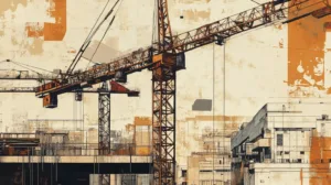 Alternative view of Industrial Urban Landscape Wall Mural
