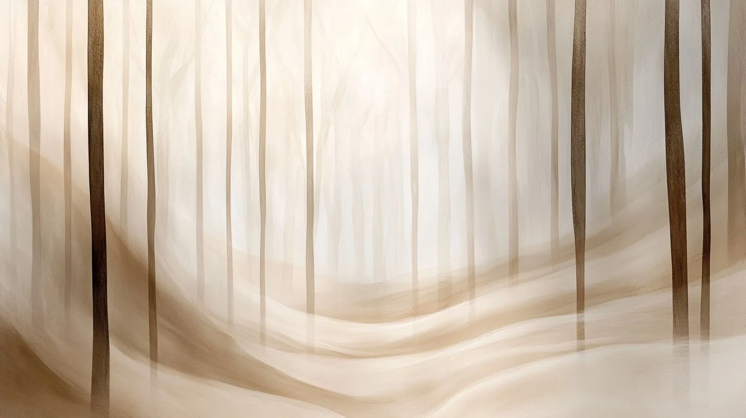 Main product image for Serene Abstract Forest Art Wall Mural
