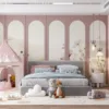 A serene floral landscape depicting soft pastels and natural beauty.||