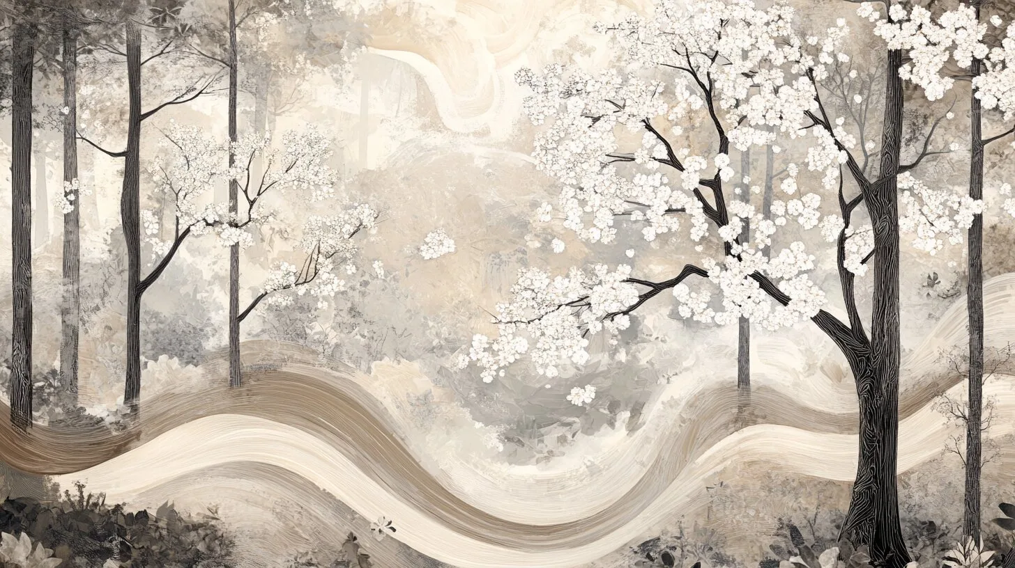 Main product image for Serene Landscape Art Wall Mural