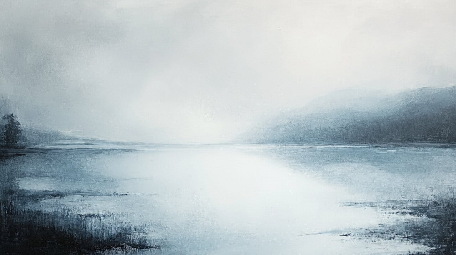 Transform Your Space with a Serene Misty Landscape Wall Mural: Add ...