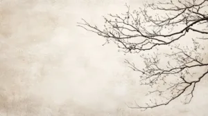 Alternative view of Serene Nature Abstract Wall Mural