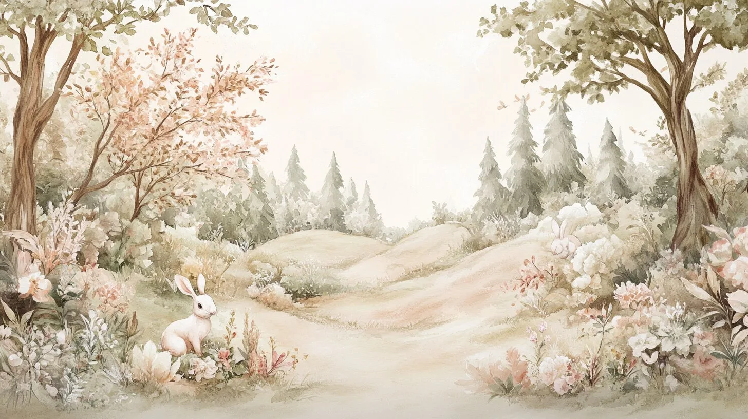 Main product image for Serene Nature Scene Wall Mural