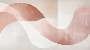 flowing shapes in pink
