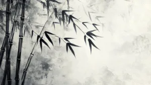 Alternative view of Tranquil Bamboo Elegance Wall Mural