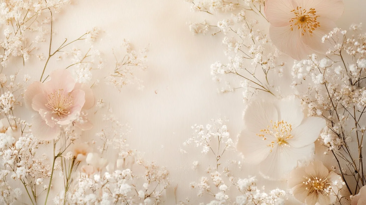 Main product image for Tranquil Floral Arrangement Wall Mural