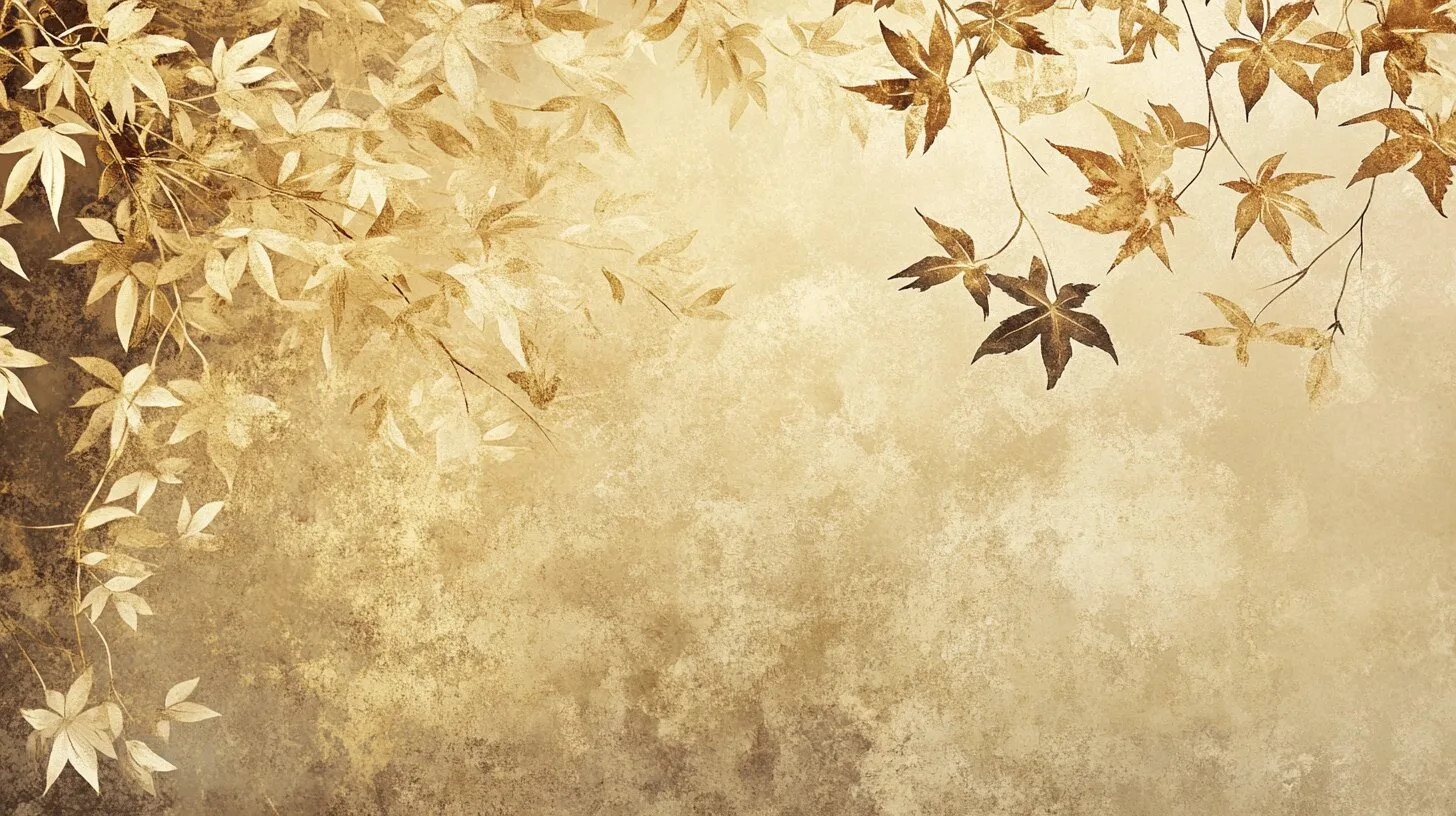 Main product image for Tranquil Nature Leaves Wall Mural