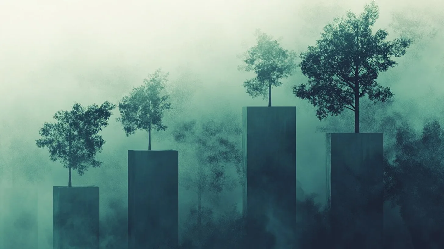 Main product image for Tranquil Surreal Structures Wall Mural