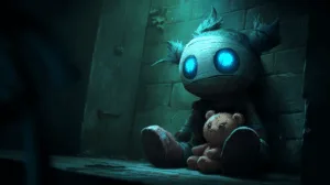 Alternative view of Amumu's Solitary Embrace Wall Mural