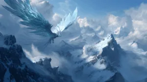 Alternative view of Anivia - Ethereal Fantasy Landscape Wall Mural