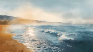 Alternative view of Calm Horizon Beachscape