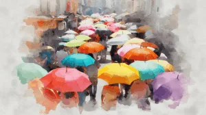Alternative view of Colorful Canopy of Community