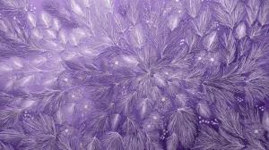 Alternative view of Delicate Lavender Whispers in White