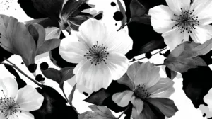 Alternative view of Elegant Mono Floral Harmony