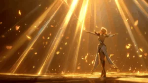 Alternative view of Lux - Ethereal Light and Magic Wall Mural