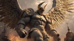 the stone guardian from League of Legends