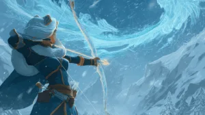 the ice archer from League of Legends