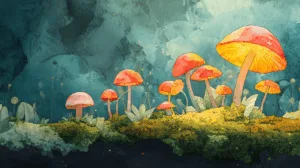 Alternative view of Mystical Glow of the Enchanted Woodland