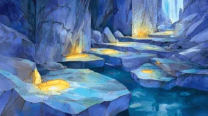 Alternative view of Mystical Waters of the Crystal Realm