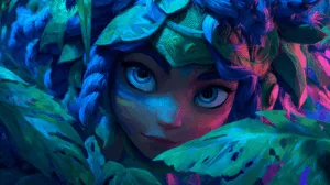 Alternative view of Neeko - Enchanting Jungle Spirit Wall Mural