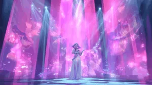 Alternative view of Seraphine - Enchanting Performance in Color Wall Mural