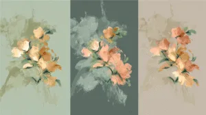 muted peach