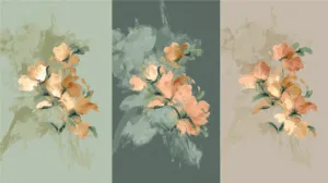 muted peach