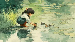 Alternative view of Tranquil Moments by the Water's Edge
