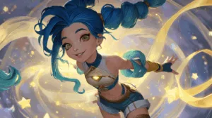 Alternative view of Zoe - Playful Dreamscape Adventure Wall Mural