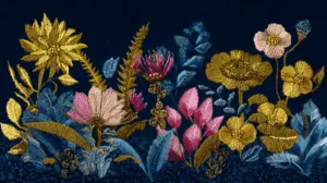 Alternative view of Botanical Elegance Floral Wall Mural