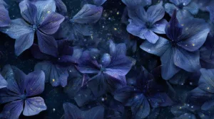 creating a magical floral scene.