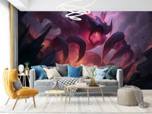 Dramatic scene of Cho'Gath