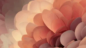 Alternative view of Dreamy Floral Layers Wall Mural