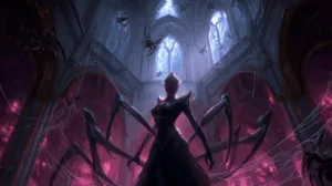 Alternative view of Elise - Dark Enchantment in Gothic Realms Wall Mural