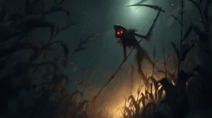 Alternative view of Fiddlesticks - Haunting Atmosphere Art Wall Mural