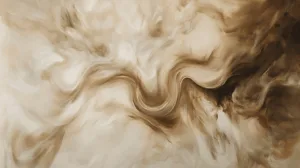Alternative view of Fluid Abstract Art Wall Mural