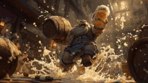 Alternative view of Gragas - Revelry in the Tavern Wall Mural