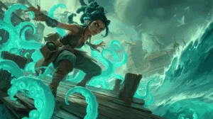 Alternative view of Illaoi - Embrace the Storm's Fury Wall Mural