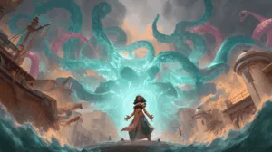 Alternative view of Illaoi - Summon the Storm Wall Mural