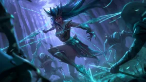 showcasing her fierce warrior spirit.