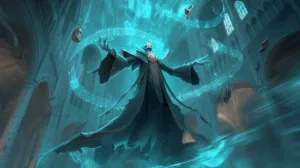 Alternative view of Karthus - Ethereal Specter of Music and Magic Wall Mural