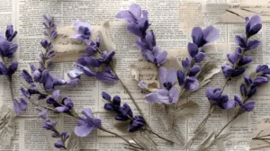 Alternative view of Lavender Serenity Wall Mural