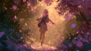 Alternative view of Lillia - Enchanted Forest Adventure Wall Mural