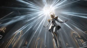 Alternative view of Lux - Radiant Champion of Light Wall Mural