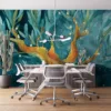 A magical tree with twisting branches in a vibrant and artistic style.||