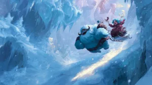 Alternative view of Nunu - Adventure in a Winter Wonderland Wall Mural