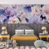 Floral pattern in soft pastel colors