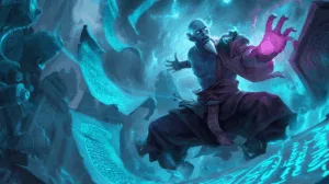 Alternative view of Ryze - Master of Arcane Magic Wall Mural